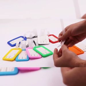 Travel Luggage Tag Accessories Waterproof Name Address List ID Card Contact Suitcase Plastic Holder Information Label