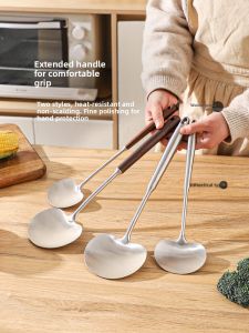 SHELI | Stainless Steel Reinforced Cooking Spoon and Spatula