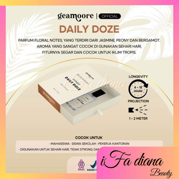 Parfum geamoore EDP STRONGER 50ml hair and bodymist geamoore stronger EDP coco vanilla warm cozy daily dooze dreamy baby