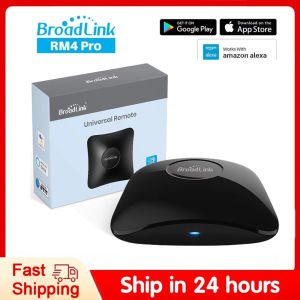 BroadLink | Broadlink RM4 pro Smart Remote Control IR RF Wifi Universal Remote Control Smart Home Automation work with Alexa and Google Home