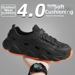 BAIMUQINGCHEN | Non-slip Anti-odor Breathable Mens Clogs EVA Thick Sole