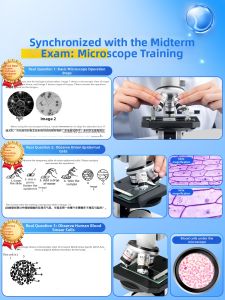 MINGZHUO | 5000x Magnification Children Scientific Experiment Microscope
