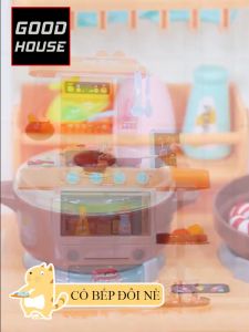 Đồ chơi cho bé bộ nấu ăn nhà bếp cỡ lớn cao cấp cao 73cm như bếp thật kèm hiệu ứng nước khói lửa chân thực lỗi đổi mới trong 7 ngày