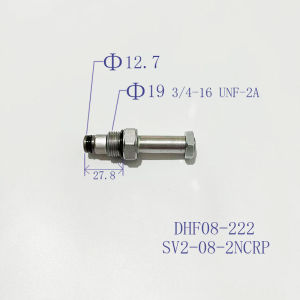 Hydraulic Thread Cartridge Valve Two-Position Two-Way One-Way Normally Closed Solenoid Valve DHF08-222/SV2-08-2NCRP