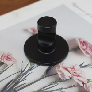 Black 3M Adhesive Hooks Weight Capacity 3kg Bathroom Wall Mounted Retro No Drilling Required Zinc Alloy Storage Organizer