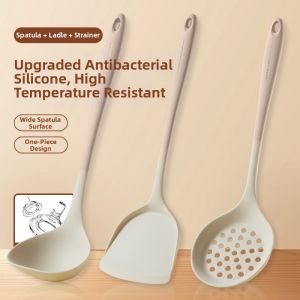 COOKER KING | Non-stick Cookware Set Heat-resistant Silicone Utensils