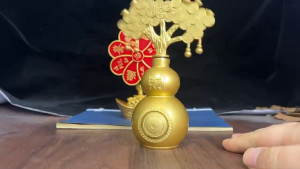 已开光 招财 葫芦摇钱树葫芦转转招财进宝葫芦发财树金属装饰摆件时来运转办公室工位摇钱树摆件礼物 Fortune Gourd Cash Tree Gourd Turn Around To Run Fortune Decoration Home Fortune Tree Fortune Arts and Crafts Gifts