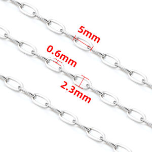 Dây chuyền xích bằng thép không gỉ cho Tự Làm Vòng Cổ trang sức vòng tay trang sức phát hiện phụ kiện