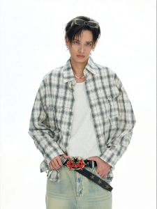 BJHG | Áo Sơ Mi Cotton Thêu Caro