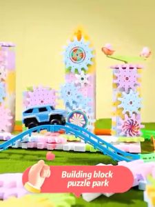 Building Block Toys  Compatible Diy Creative Puzzle Toys Toy for Kids Electric building blocks 81PCS educational toy