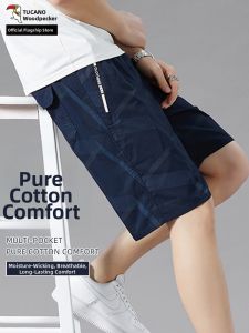 TUCANO | Summer Lightweight Cotton Short Pants with Zipper Pocket