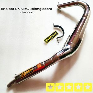 Original Neo Speed Racing Knalpot RX KING kolong cobra chroom suara garing bertenaga