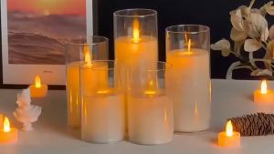 LED Rocking Electronic Candle: Perfect Decorative Ambiance Light for Valentine's Day Wedding Concert Party