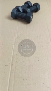 BAUT 27 BAJA M18 X 50 PANJANG 5 CM 5CM KUNCI 27 BAUD GRADE 8.8 HTB M18X50 FULL DRAT HITAM BAUT 27 HEXA BOLT 18 X 50 50MM 50 MM KUNCI 27 PITCH DRAT 2.5