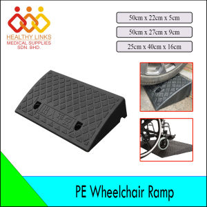 Portable Lightweight PE Plastic Heavy Duty Threshold Ramp (Car Truck Bike Motorcycle and Wheelchair)