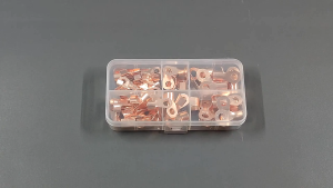 70PCS Skun Soket Konektor Terminal Gepeng Tembaga Murni kabel Cable Lug Terminal Insulated Baterai Kabel Konektor