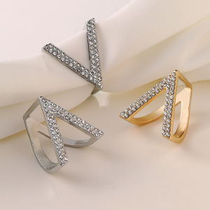 Fashion Scarf Clip Fashion Accessories V Shape Scarf Ring Shawl Buckle Brooch