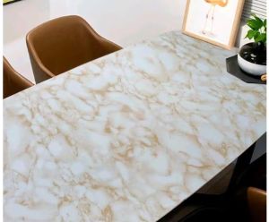 wallpaper sticker dinding motif marmer kuning silver 8m x 45cm