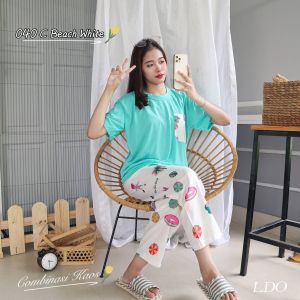 LDO Piyama Dewasa Oblong Kaos / CP Dan HP(Hotpant) Kaos Allsize Banyak Motif