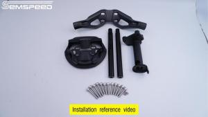 SEMSPEED For Honda PCX160 PCX125 PCX 160 125 2025 Motorcycle CNC Handlebar Clip Ons Mount Handle Bar