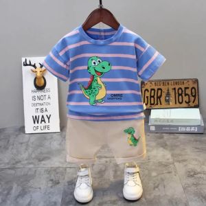 Setelan Bayi Anak Laki Laki Import Premium Korea Motif Dinosaurus 1 - 4 TAHUN Setelan Jumpsuit B 06