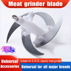 2l 3l meat grinder blade replacement electric meat grinder spare food processor blade grinder blade universal accessories head blade column blender spare blade parts mixer chopping blades for meat chopper mincing blades original 304 stainless steel