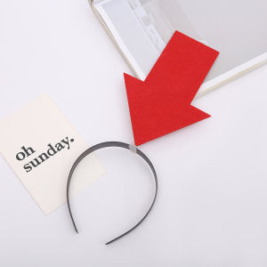 Quirky Arrow Hairband Anti-Lost Trendy Couple Stand out Face Wash Hair Accessory Exclamation Mark Question Mark Fashionable Hairband