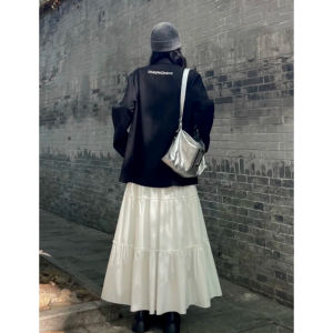 175cm Tall Extended Version French Style White Halter Neck Mini Dress Women Summer Atmosphere Thinming Long Skirt Korean Style