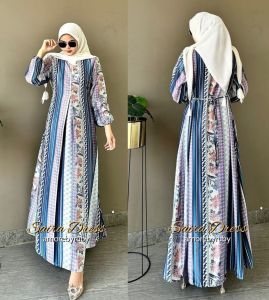 gamis remaja gamis silk motif simple produk amore by ruby edisi saira dress gamis viral kekinian dan elegant