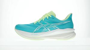 ASICS Men SONICBLAST 2 Running Shoes in Energy Aqua/Illuminate Yellow