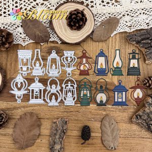 Original Lovely Retro Lamps Lamps Metal Cutting Dies Scrapbooking Decorative Embossing