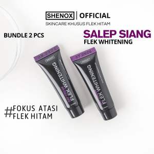 Shenox Skincare Flek Hitam 2 Pcs Salep Flek Day Whitening Resm BPOM Cream Siang Flek Membandel Bekas jerawat Dark Spot Melasma
