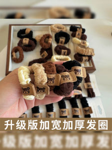 ริบบิ้นยางยืดสำหรับผูกผมหางม้าสูงสำหรับเด็กผู้หญิง รุ่นใหม่ปี 2024 หนังหุ้มหัวสุดเก๋ เครื่องประดับผมแฟชั่นสุดไฮเอนด์