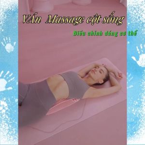 Ván Chỉnh Tư Thế Cột Sống - Massage Cơ Lưng Cơ Cổ - 4 Mức Điều Chỉnh - 110 Điểm Massage - Thích Hợp Người Ngồi Nhiều