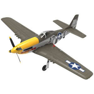 VOLANTEXRC RC Plane 2.4Ghz Mustang P51D 500mm Wingspan Fixed Wing EPO Warbird RC Airplane Control One-Key Aerobatic for Beginners Kids 768-2 PNP/RTF