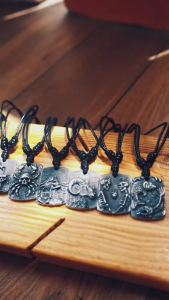 Pewterland Pendant Zodiac Kalung Zodiak 3 Dimensi Bahan Logam Timah Pria dan Wanita