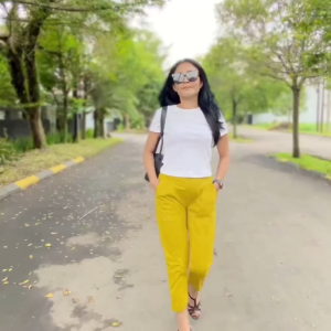 YESAMALIKA AULIA PANTS 7/8 | Celana Wanita Bahan Katun Stretch | Size Reguler Dan Big Size Jumbo