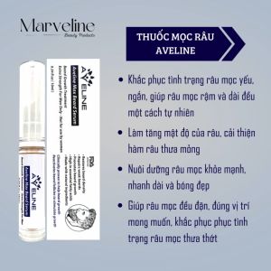 Serum hỗ trợ mọc râu và dưỡng râu Aveline của Mỹ khẳng định nét nam tính riêng
