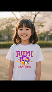HUNTRIX (#08) KPOP DEMON HUNTERS RUMI MIRA ZOEY T-SHIRT for Kids & Adult