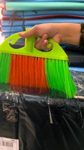 Sapu Lantai Nilon Kumis Warna BOOM BOOM CLEAN | Sapu Nylon Gagang Ungu | Pembersih Lantai