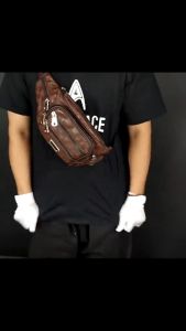Tas Pinggang & Selempang Bahu Polo Amstar Bahan Kulit PU 7 Ruang
