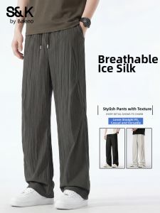 BALENO | Summer Mens Loose Straight Pants Breathable and Versatile