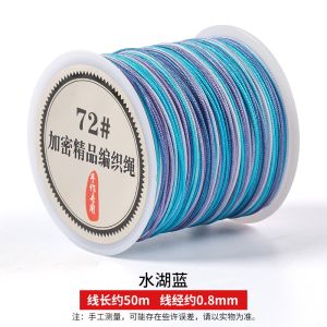 Angier DIY Handmade Jewelry Cord Material No. 72 Polyester Strand for Bracelet Weaving and Pendant Making Freshly Baked