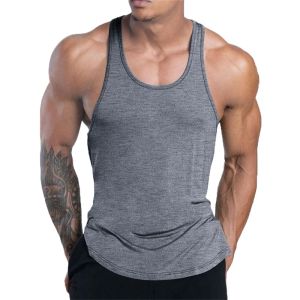 Mens Sports Fitness Tank Top Summer training undershirt Running Basketball Quick Drying vest Breathable loose T-shirt men vest