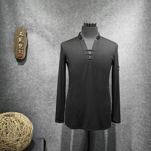 YJFY Dance | Men Latin Dancing Costume Chinese Style Long Sleeve 4 Seasons