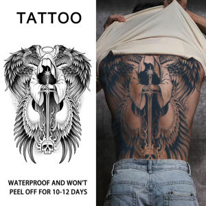 Judgment Angel Waterproof Temporary Tattoo Sticker Long-lasting Waterproof for 1-2 weeks Realistic Semi-Permanent Fake Tattoo