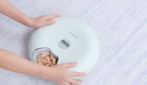 BlackMimi PETWANT 6 Slot Automatic Cat Feeder for Dry Wet Food Feeder