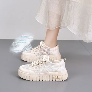 MAOLI | Breathable Mesh Thick Sole Womens Casual Sneakers