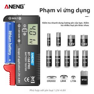 ANENG BT-168 PRO Kỹ Thuật Số Dung Lượng Pin Lithium Bút Thử Ca Rô Tải Máy Phân Tích Màn Hình Kiểm Tra AAA AA Tế Bào Nút Đa Năng thử Nghiệm