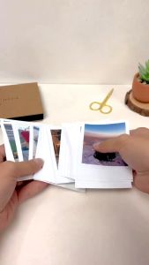 FOTO POLAROID BAHAN TEBAL BISA COD FREE STICKER MINI